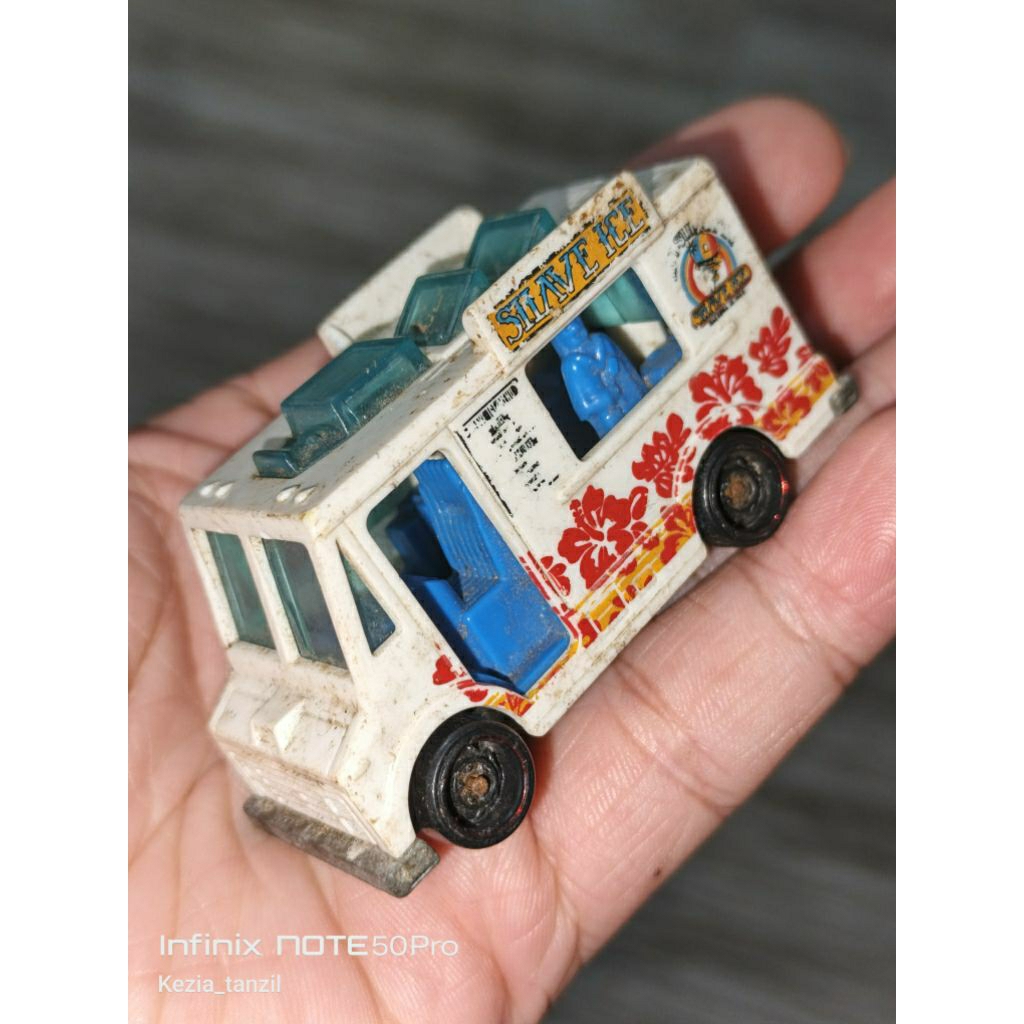 DIECAST DIE CAST MAINAN MOBIL MOBILAN VAN CAMPER VAN QUICK BITE ORIGINAL ASLI