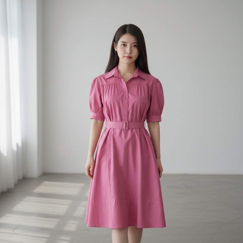 Korean Midi Dress / Premium Dress / Dress Oversize -  Aneka Fashion Murah