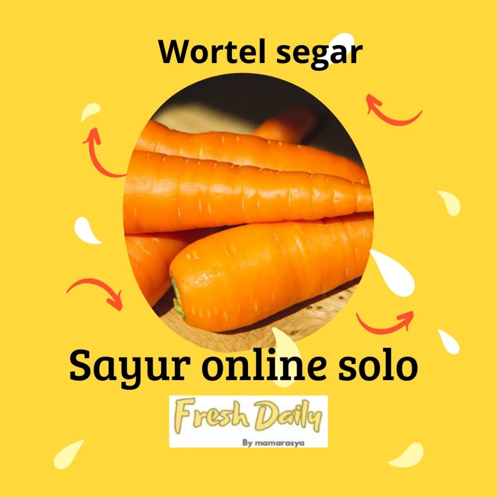 Wortel segar gr - sayur solo
