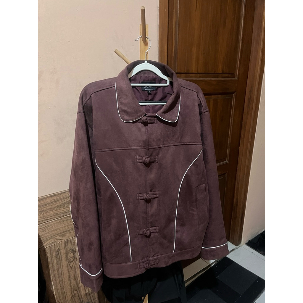 Signore Chongsam Suede Jacket