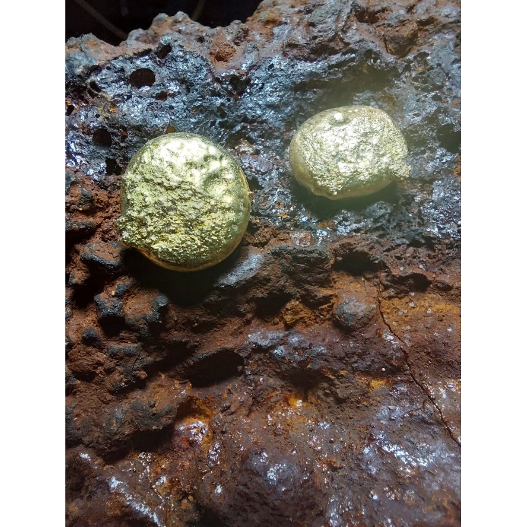 emas kuno temuan dasar sungai