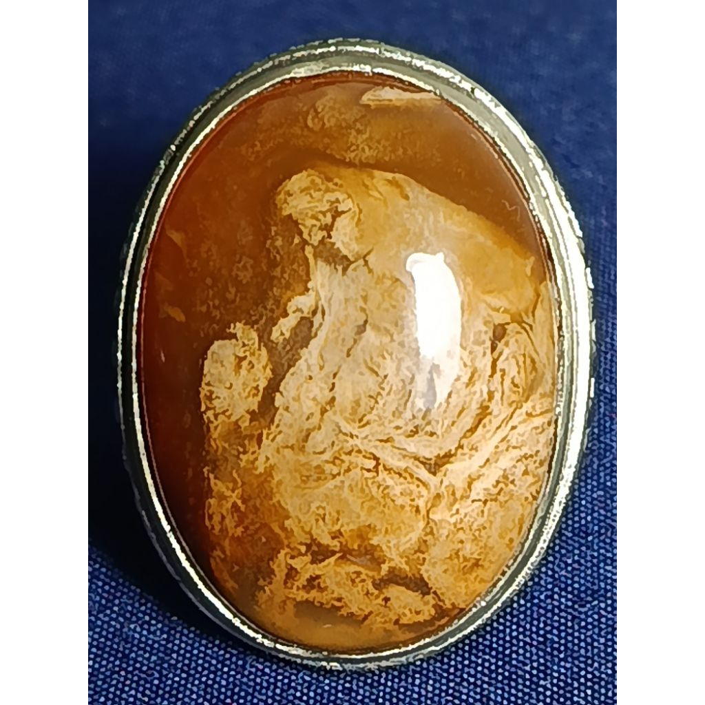 Natural Chalcedony, SLOTH / Batu Anggur Lumut, SLOTH