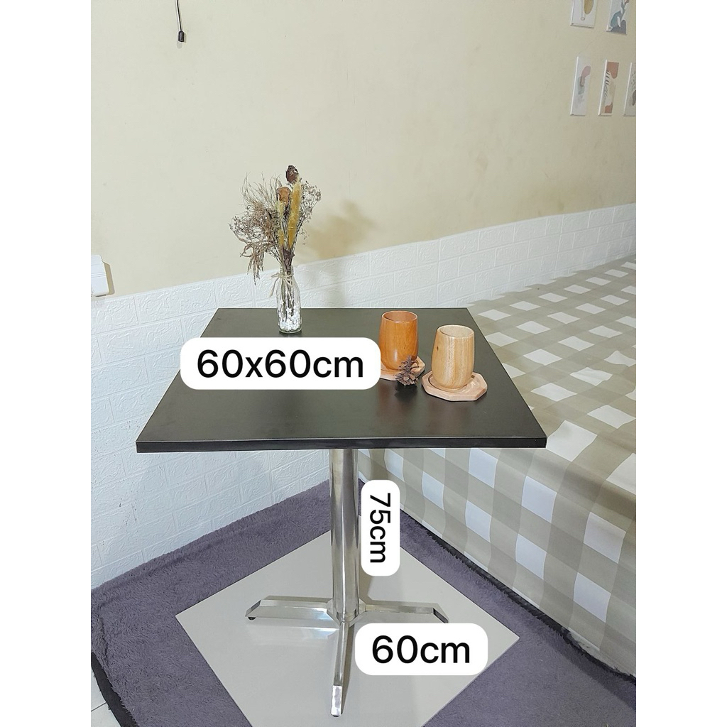 meja cafe stainless steel meja cafe outdoor/indoor