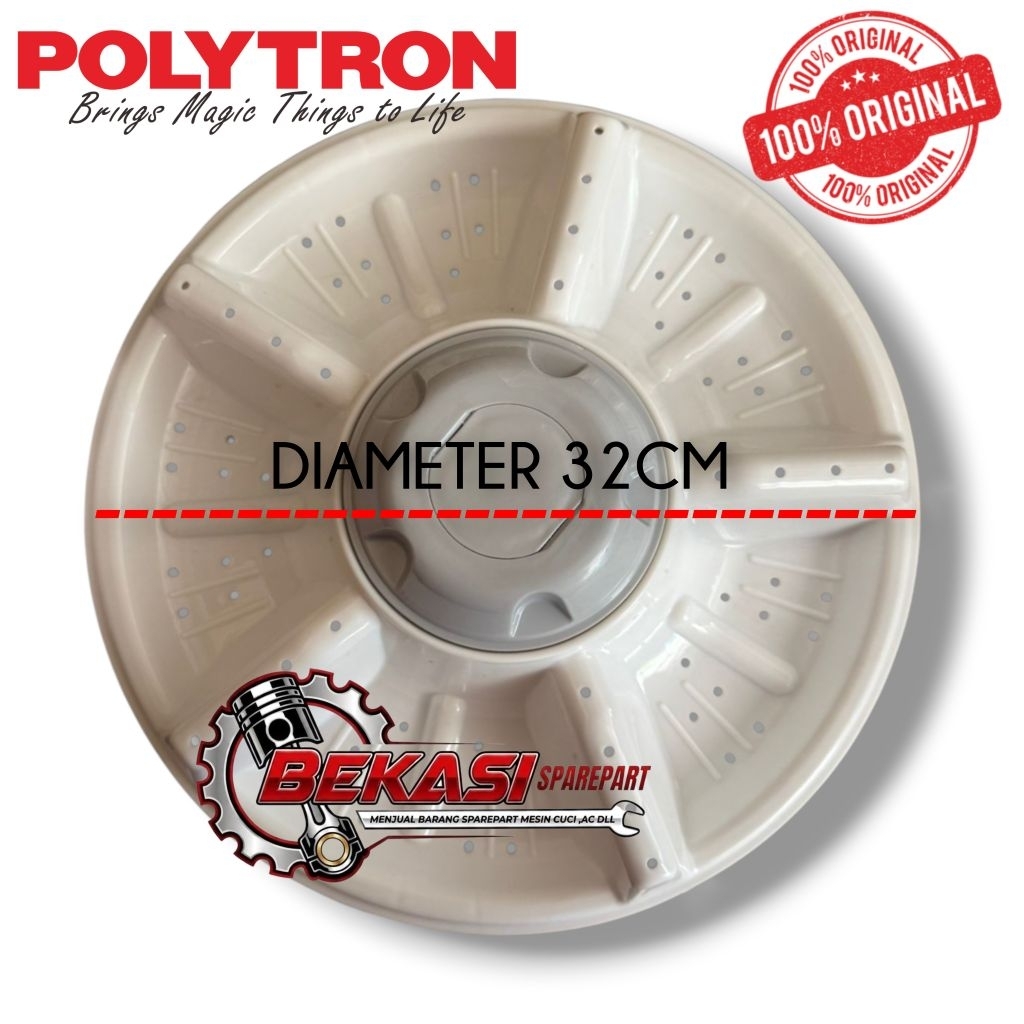 Pulsator Polytron PWM 7366 H Pulsator Mesin Cuci Polytron PWM7366 7366H Pulysator / Baling Baling 32