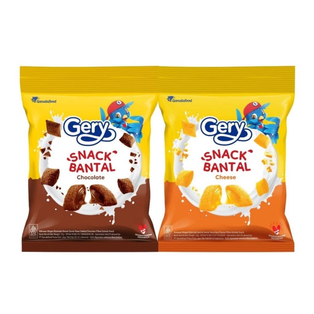 GERY SNACK SEREAL BANTAL 30 GRAM COKLAT KEJU GR MAKANAN RINGAN CEMILAN ANAK GARUDA FOOD KILOAN RING 