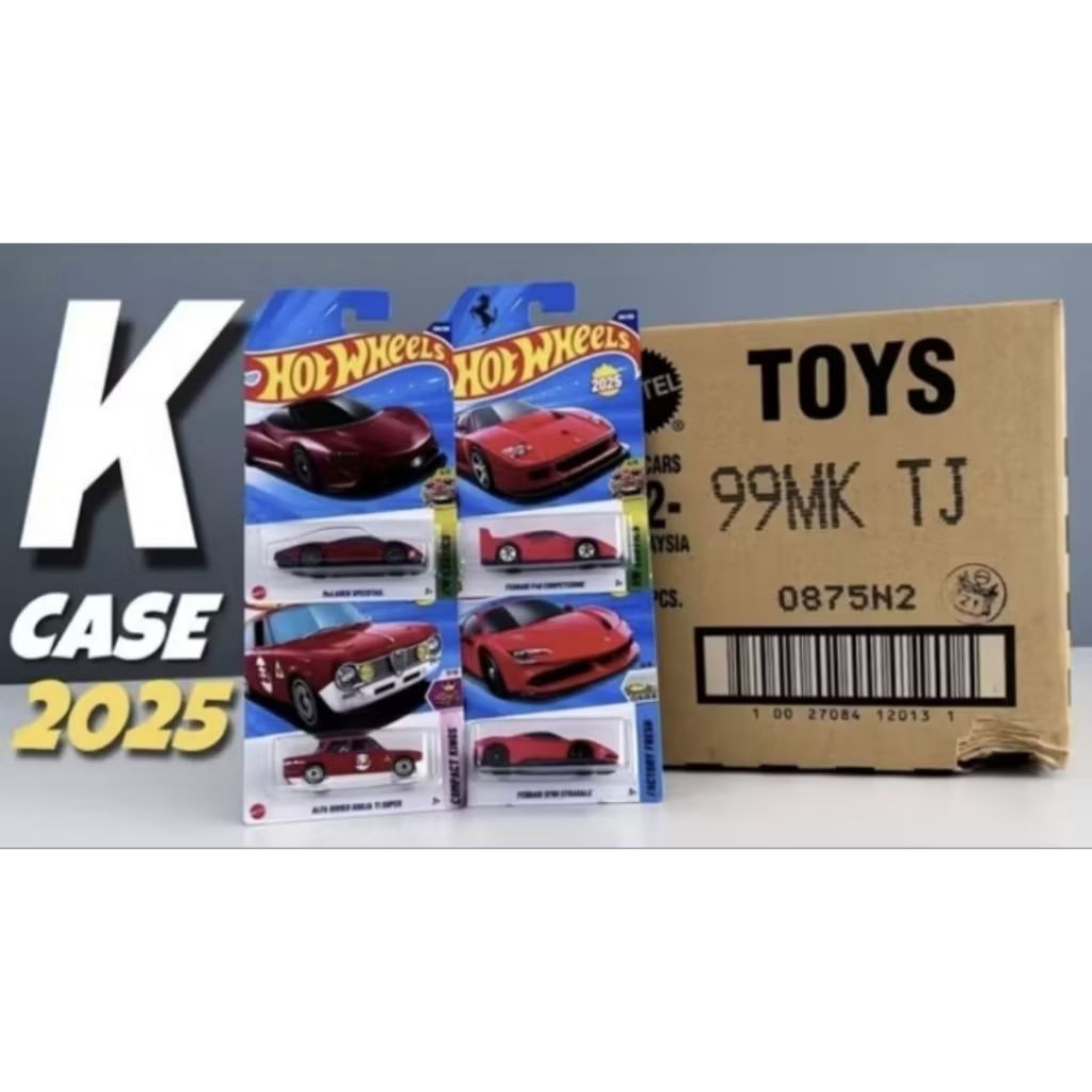 Hot Wheels 1 box lot k 2025 sortiran