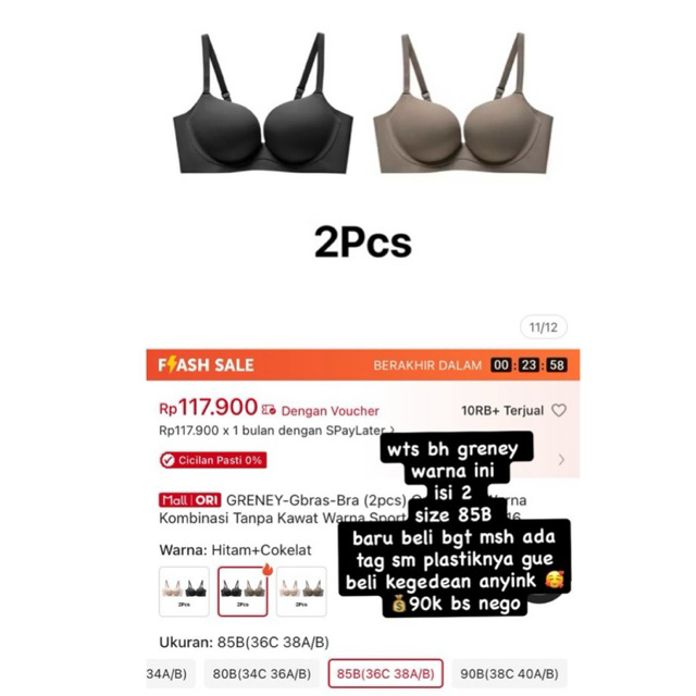 BRA GRENEY PRELOVED