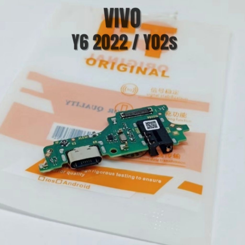 PAPAN CAS CON CAS VIVO Y16 2022 / Y02s ORIGINAL