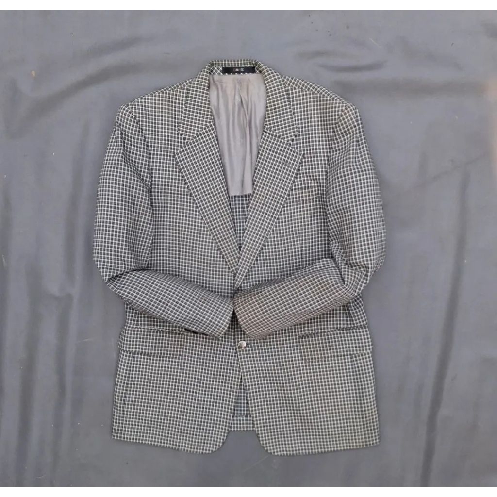 PRELOVED JAS/JAS SECOND/L31/daks/XXL/jas casual motif tartan pria/blazer pria tarta/jas motif tartan