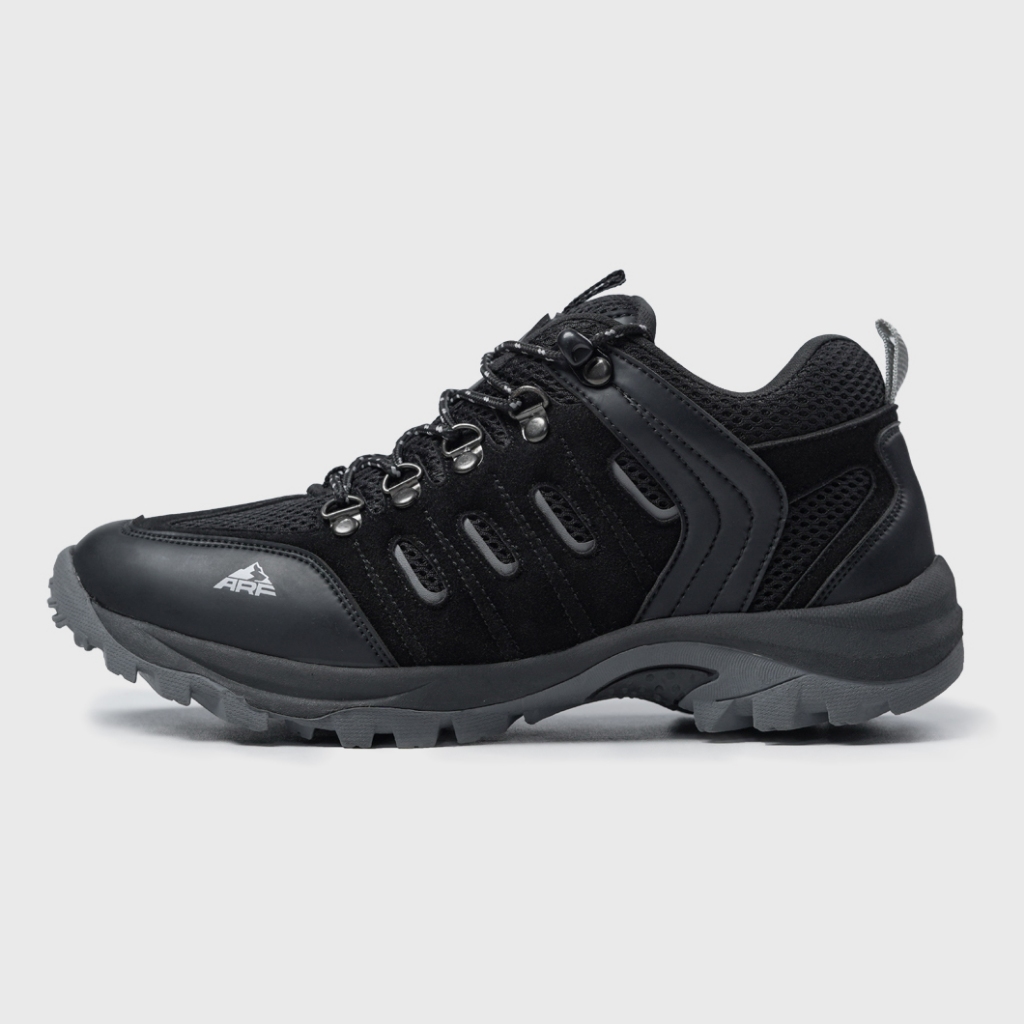 PAPANDAYAN BLACK GREY |ManNeedMe x ARF| Sepatu Boots Gunung Pria Wanita Hiking Tracking Tactical Out