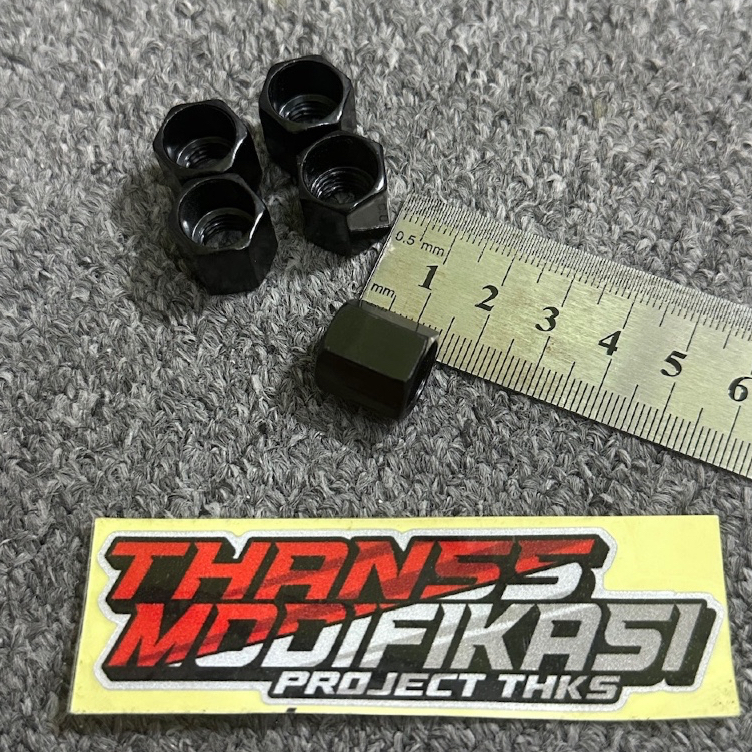 MUR 14 Drat stengah Hitam Panjang 1,5 CM Harga 1 pcs