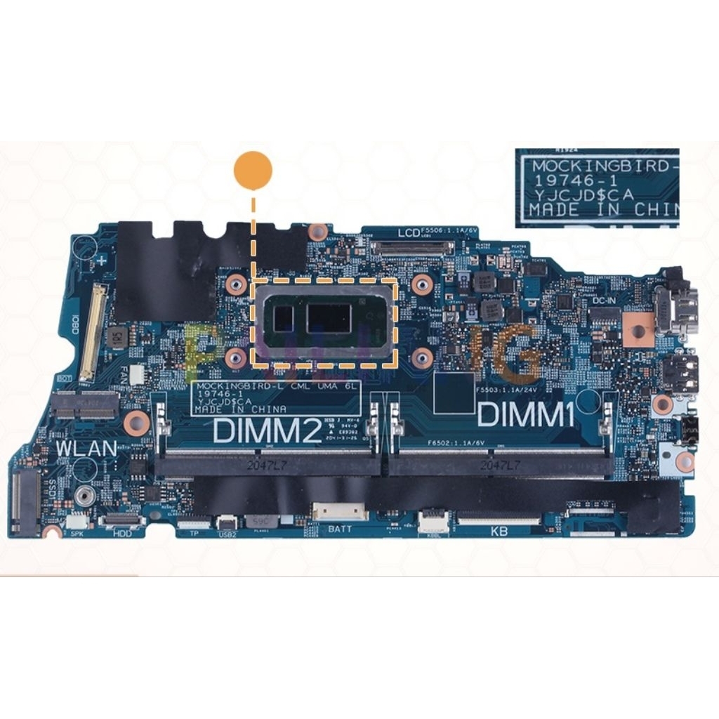MAINBOARD MESIN DELL LATITUDE 3410 CORE I3-10 NORMAL