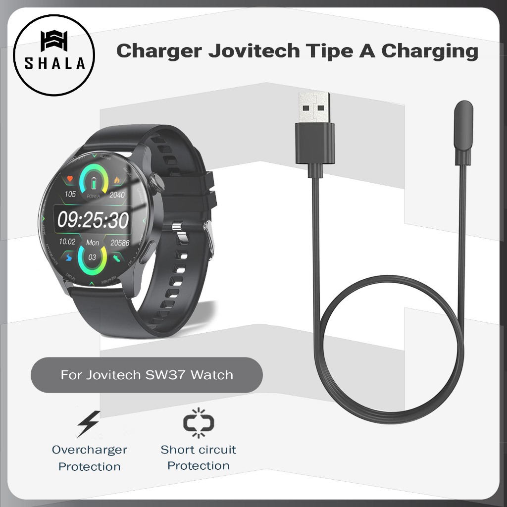 Kabel Charger Jovitech SW37 Smartwatch Tipe A Charging