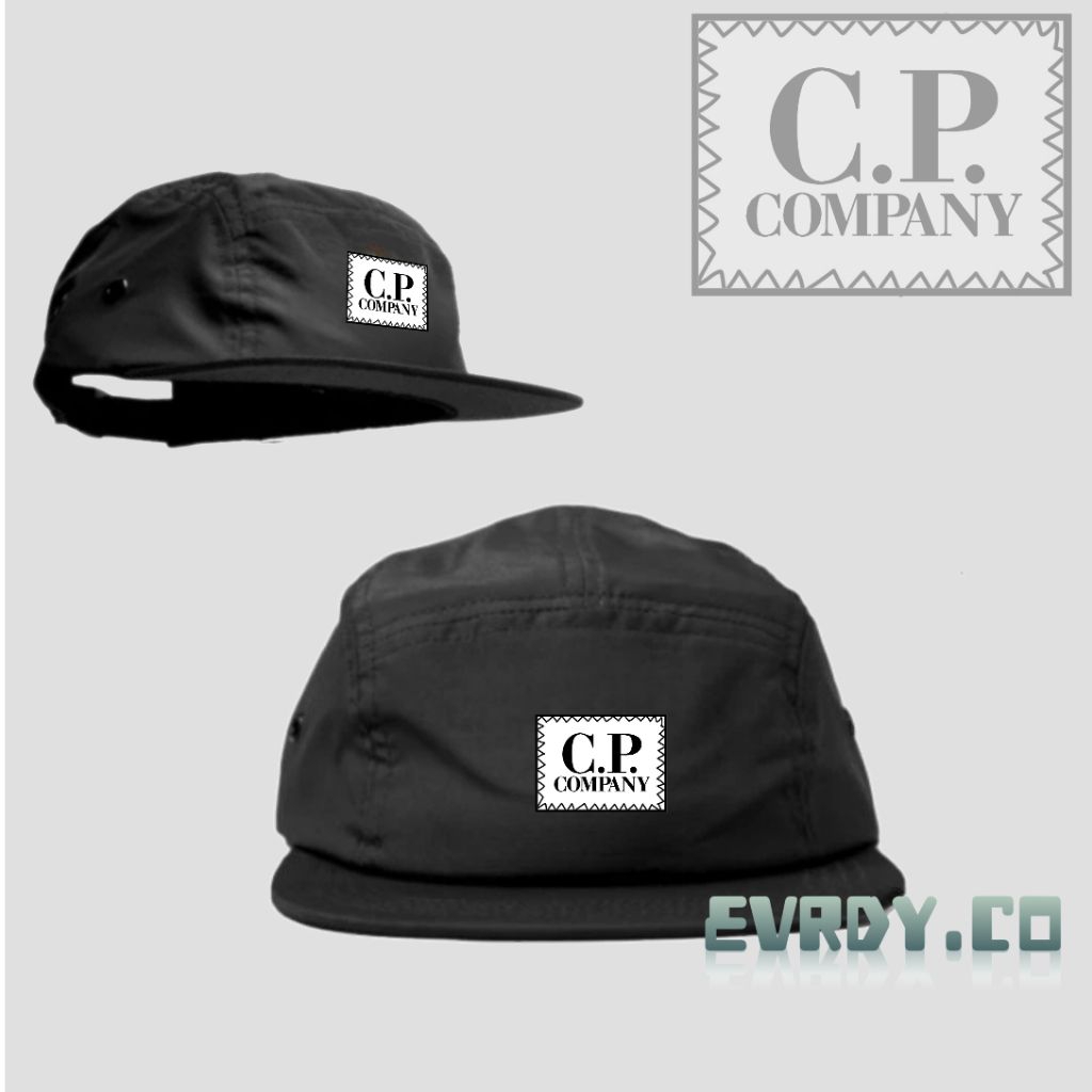 Topi 5 Panel Casual CP Company | Five Panel Skena Vintage Dewasa