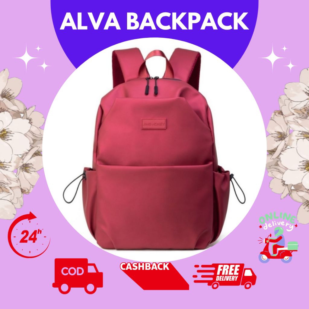 ALVA BACKPACK by JIMS HONEY SEMARANG tas ransel cowok cewek laptop sekolah ransel