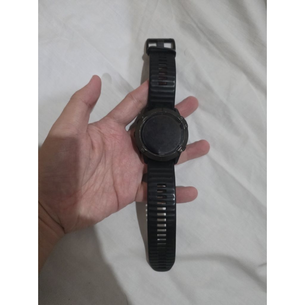 Garmin Fenix 6x Pro Solar 51mm ex resmi seken bekas second