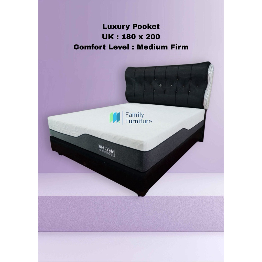 Springbed Bigland Luxury Pocket (MATRAS ONLY) - 180x200 (M.GES)