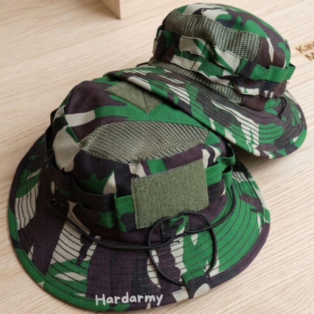 TERBARU /Topi Rimba velcro/Topi Rimba Malvinas/Topi Rimba loreng | Topi Rimba Variasi Tali karet| To