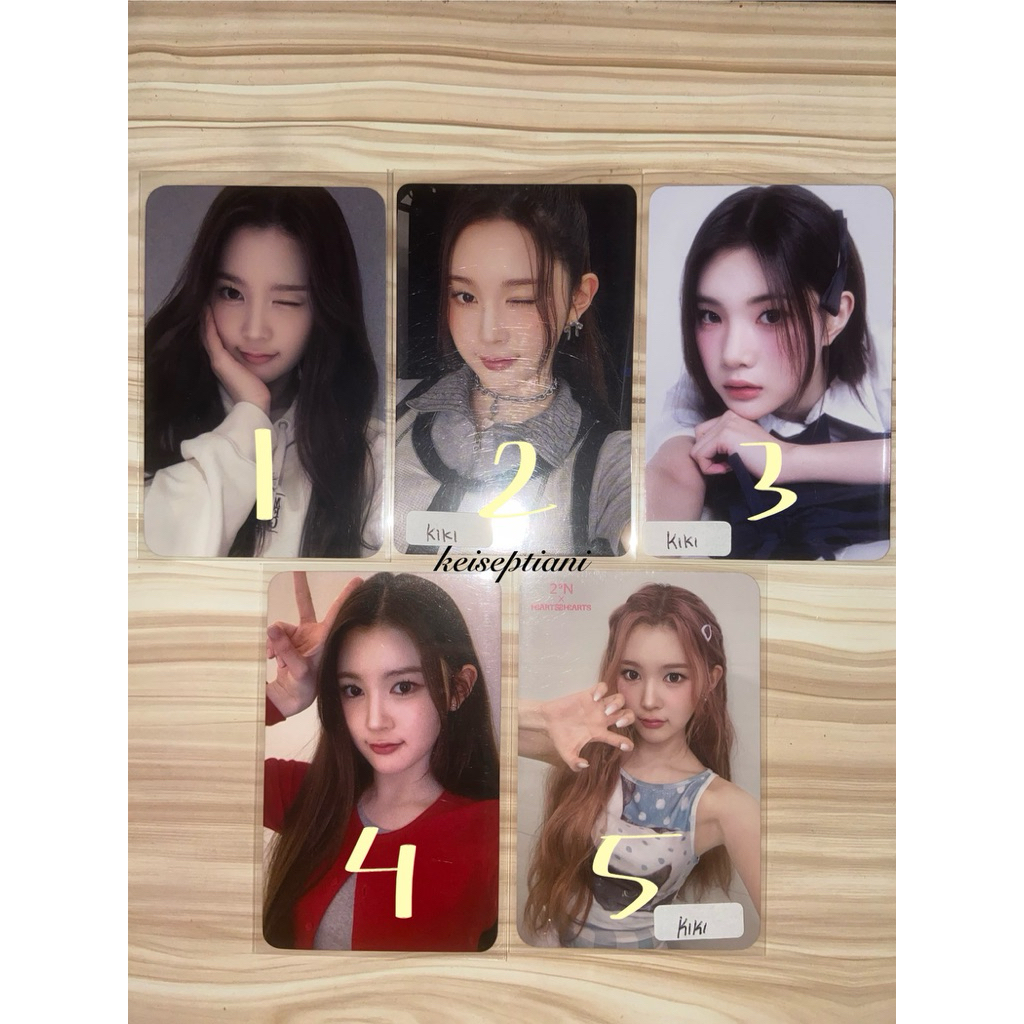 Photocard (OFFICIAL) Hearts2hearts A-na & Juun H2H