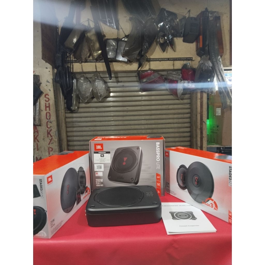paket Speaker Split JBL seri STAGE3-607C /Speaker Coaksial JBL seri STAGE3-627/ sub kolong aktif JBL