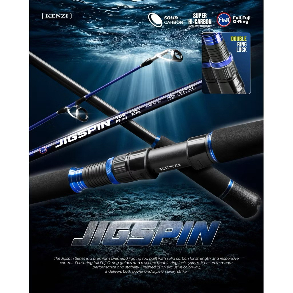 JORAN KENZI JIGSPIN 165cm Solid Carbon Ring Fuji pe 2-3 dan 3-4