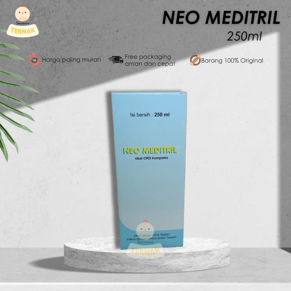 Neo Meditril 250 ml Obat Ayam CRD Snot Ngorok Medion