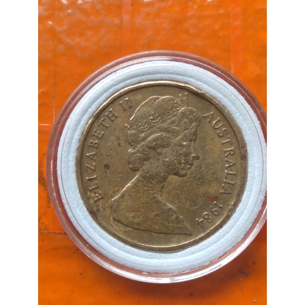koin kuno 1 dollar australia 1984