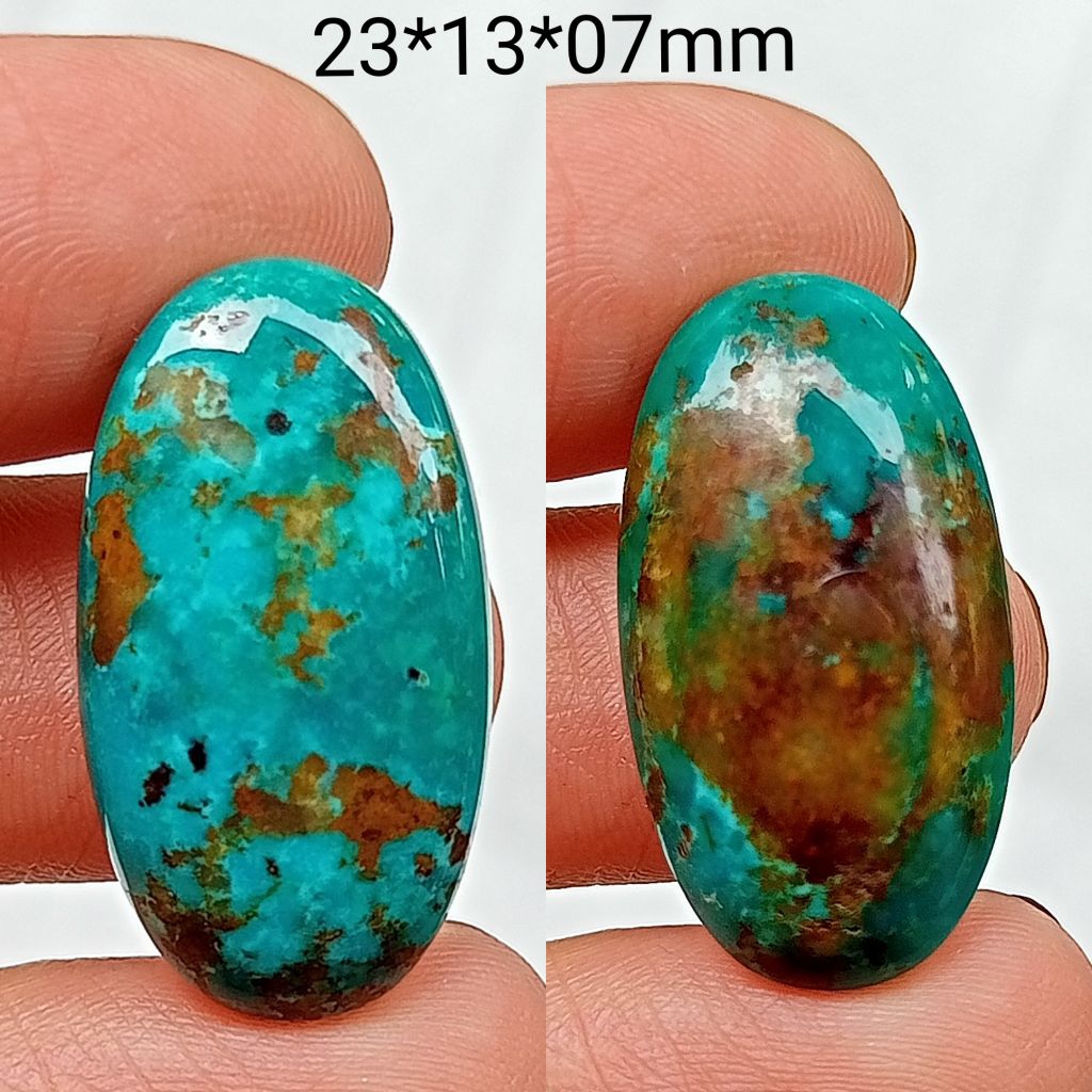 pirus Persia tosca biru serat emas