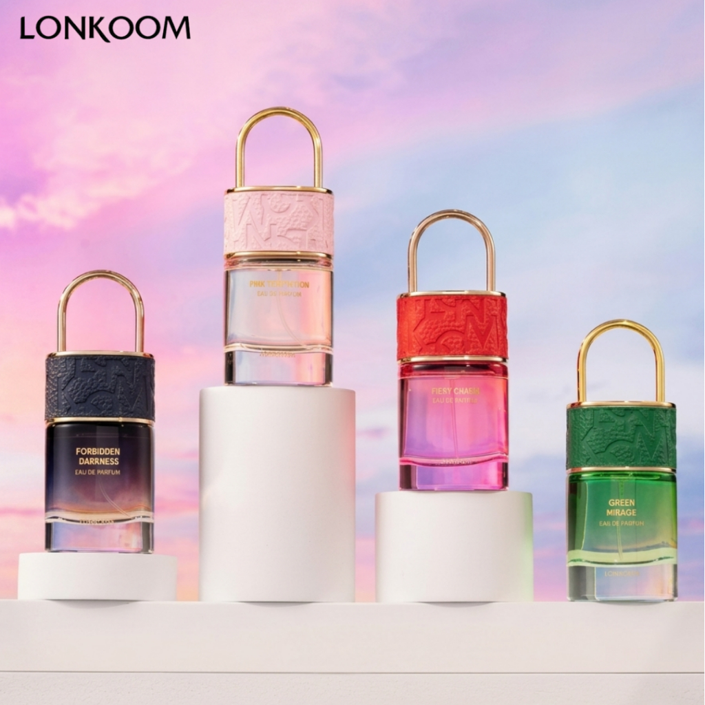 LONKOOM Parfum Forbidden Darkness/Fiery Charm Parfum 50ml EDP Aroma Floral Fruity Oriental Floral Pa