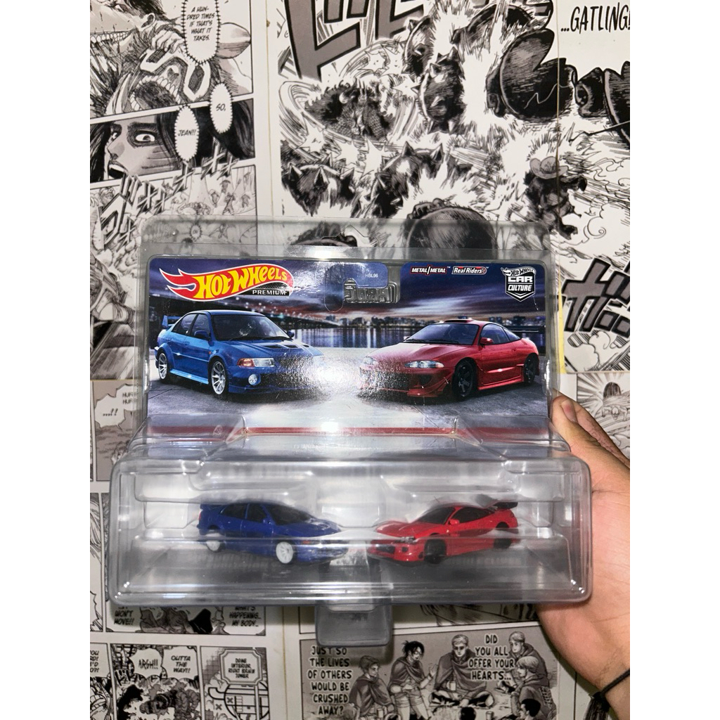 Hot Wheels 2 Pack Lancer Evolution IV Ecelipse Car Culture