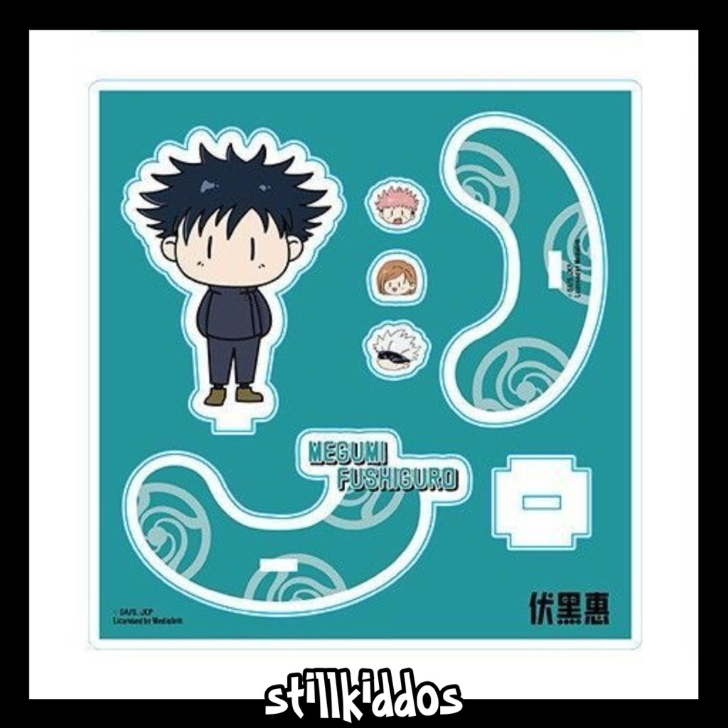 OFFICIAL MERCHANDISE [ Jujutsu Kaisen ] akrilik standee fushiguro megumi ganteng my suami gue foreve