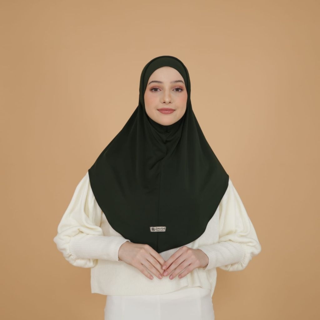 Hijab instan Malay non pet L Jersey premium ORI Lestary hijab Jilbab Zaida L