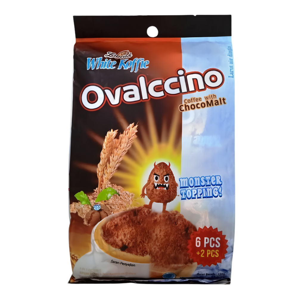 Luwak White Koffie Bag 150g Ovalcino /Kopi Susu