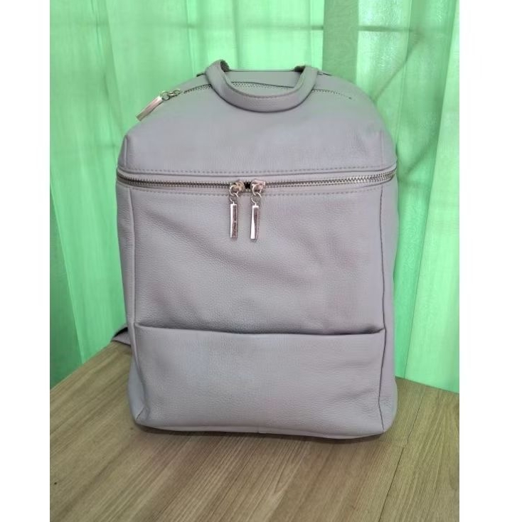 PL Ransel Kulit Asli Ukuran Medium Muat Laptop 12 Inch (Baca Deskripsi)