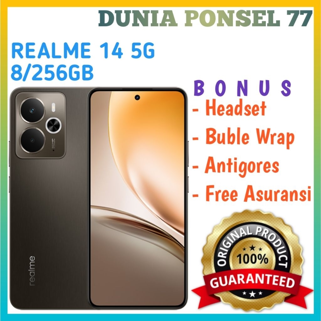 BIG DEALS PROMO REALME 14 5G 8/256GB SUPPORT NFC