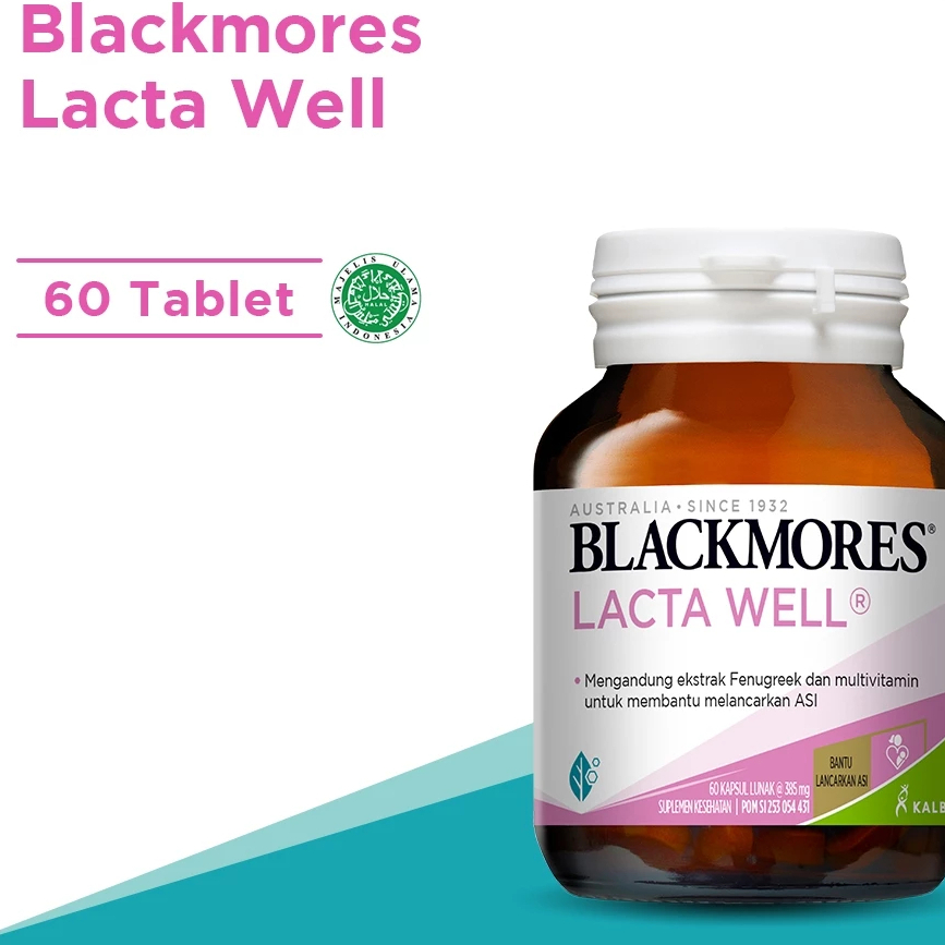 Blackmores Lactawell Isi 30 Isi 60 | - Suplemen ASI booster - Pelancar asi