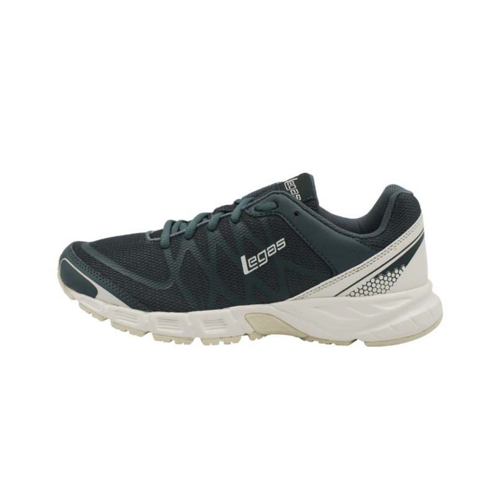Sepatu League Legas Evo LA M Hijau Running Shoes Pria Wanita Original