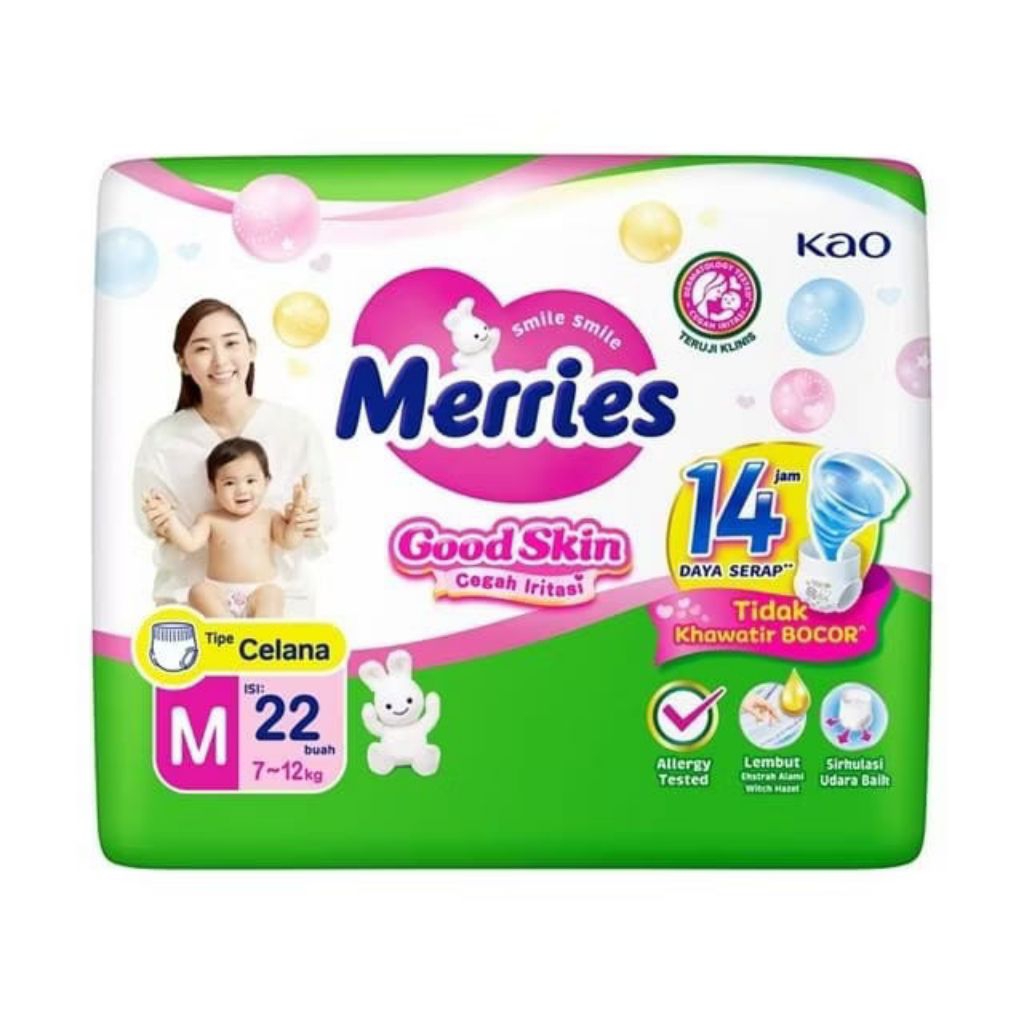 Merries Popok Celana Ukuran M dan S