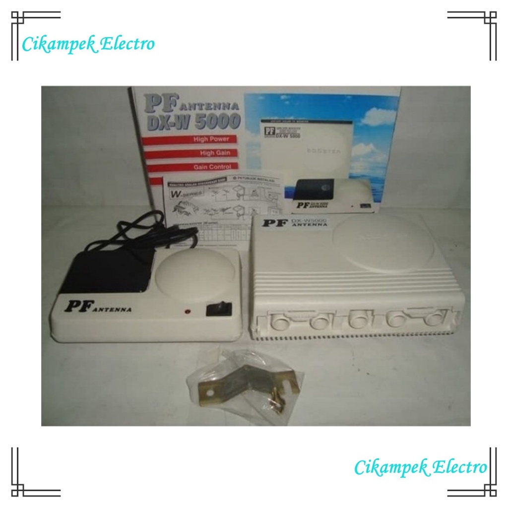 Booster Antena TV / Penguat Sinyal TV PF DX W 5000