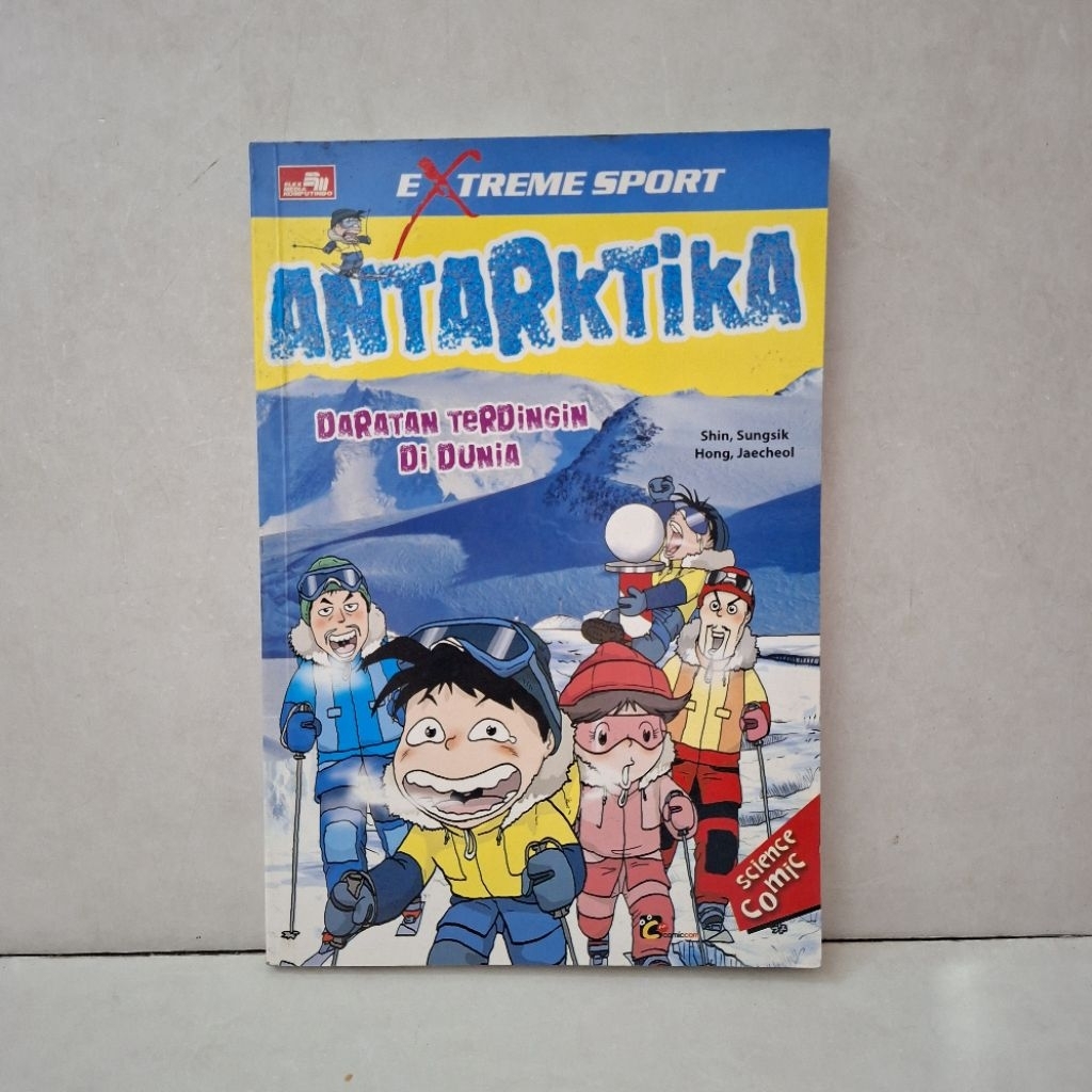 Buku Edisi Science Comic Extreme Sport: Antartika - Daratan Terdingin di Dunia