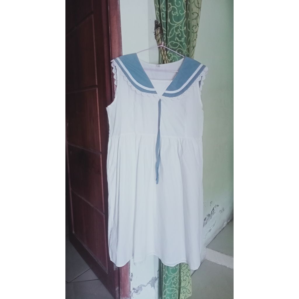 preloved dress sailor/inner dress/dress ruffle