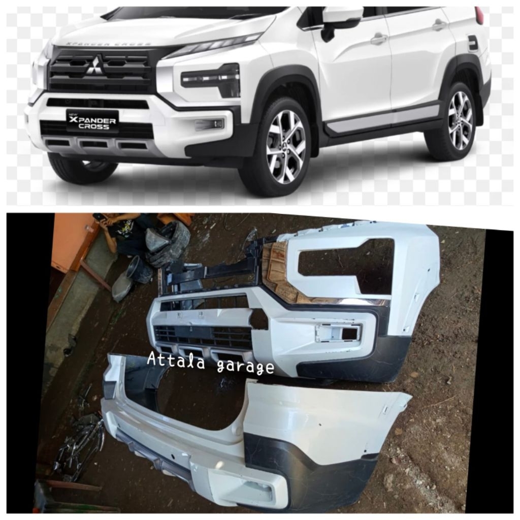 bumper expander xpander cross depan belakang