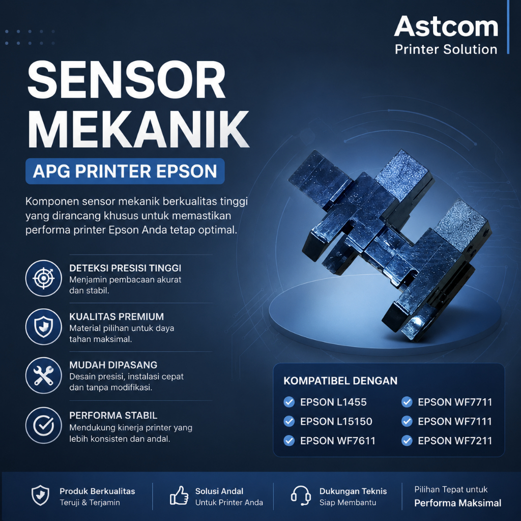 Sensor Mekanik APG Epson L1455 L15150 WF7611 WF7711 WF7111 WF7211 – Sensor Kertas Presisi Printer Ep
