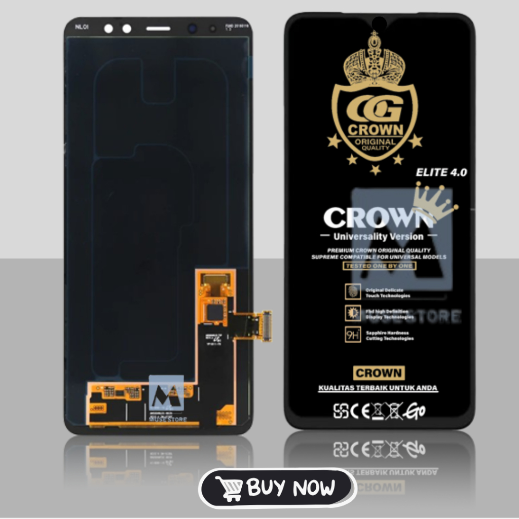 LCD TOUCHSCREEN SAMSUNG A8 2018 / A530  ORIGINAL FULLSET COMPLETE / LCD SAMSUNG A8 2018 / LCD SAMSUN