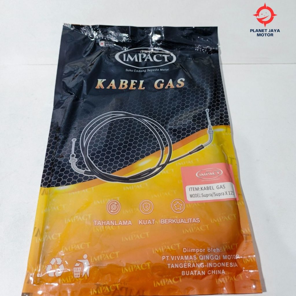 Kabel Tali Gas Set - Honda Supra X / Supra Fit Lama (KEV) / Merek IMPACT