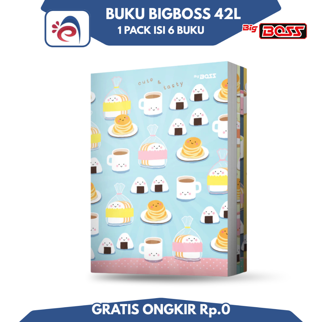 Buku Tulis Boxy 40 lembar Okey  / Buku Tulis Big Boss 42 Lembar / Kiky Diktat Kuliah