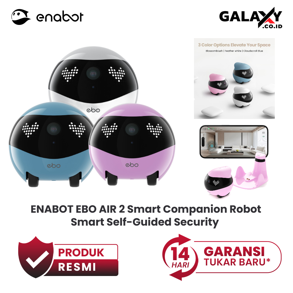 ENABOT EBO AIR 2 Smart Companion Robot Smart Self-Guided Security Garansi Resmi