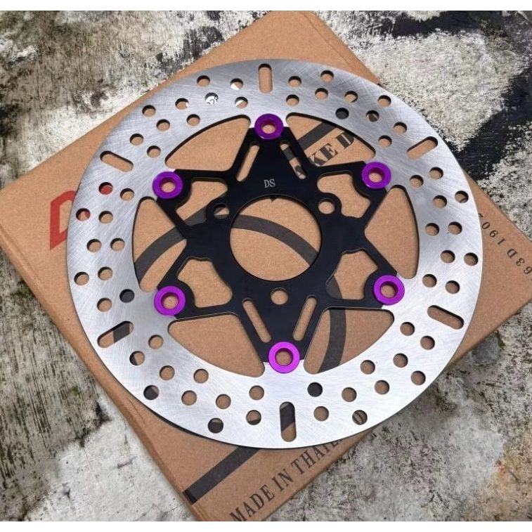 DISC PIRINGAN CAKRAM 220MM BAUT 3 CNC FLOATING MIO J-MIO GT-SOUL GT-M3 FINO - RING GREY 220MM, DISC+