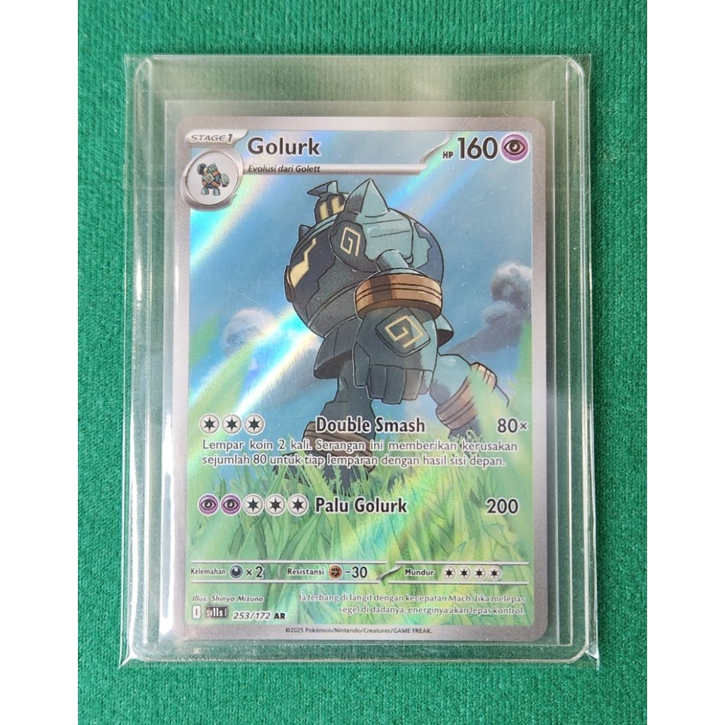 Pokemon TCG Indonesia Golurk AR 253/172 Hitam Putih