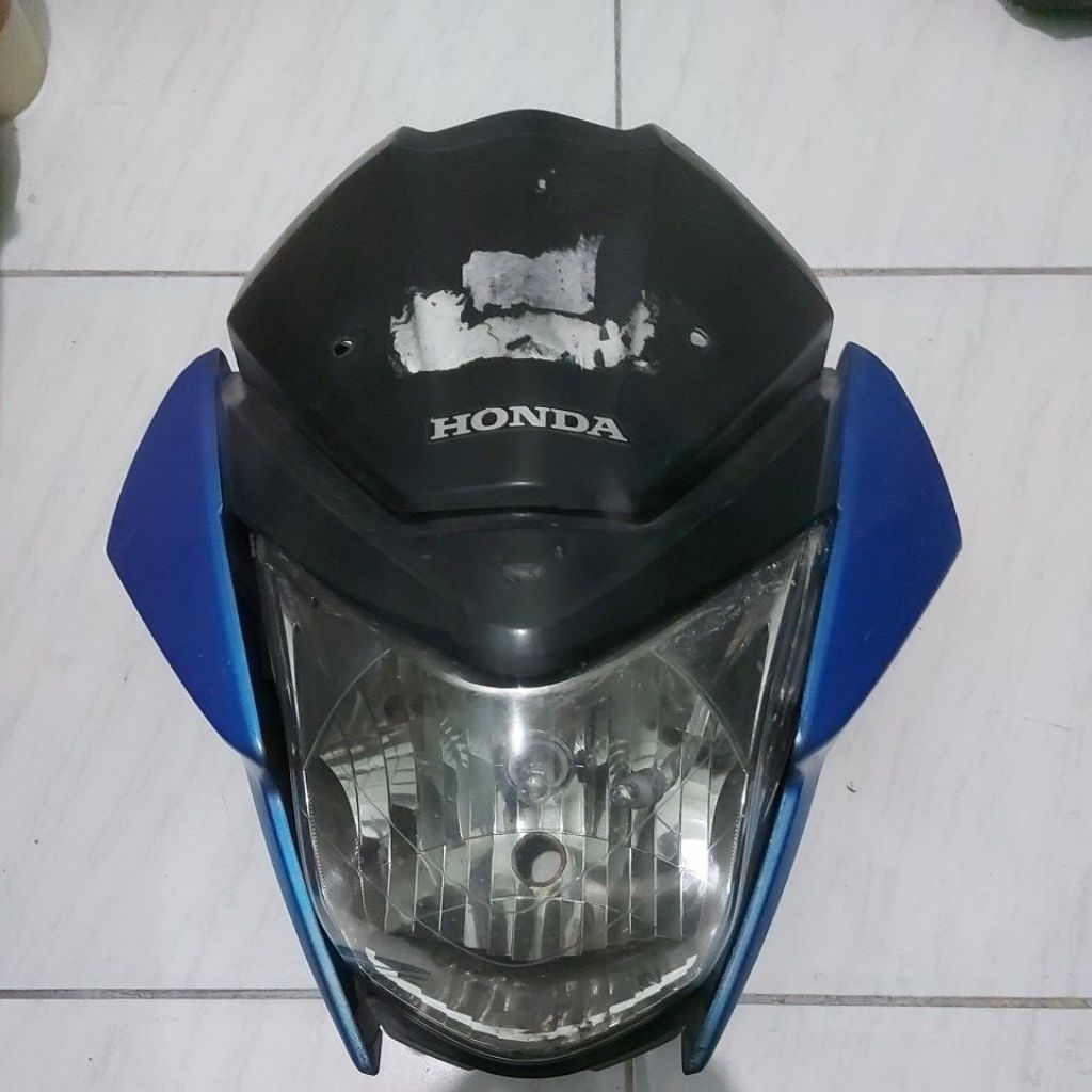 headlamp new megapro monosok karbu